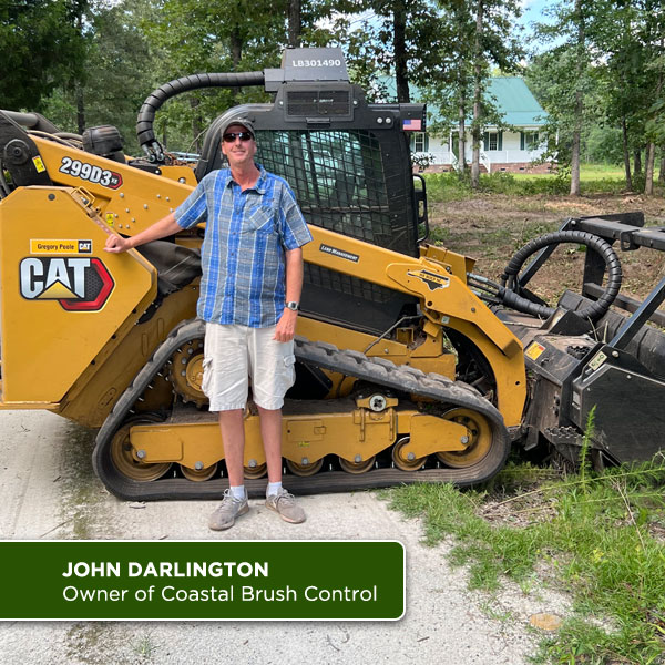 John Darlington Owner of Coastal Brush Control
