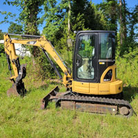 Caterpillar machine for Forestry