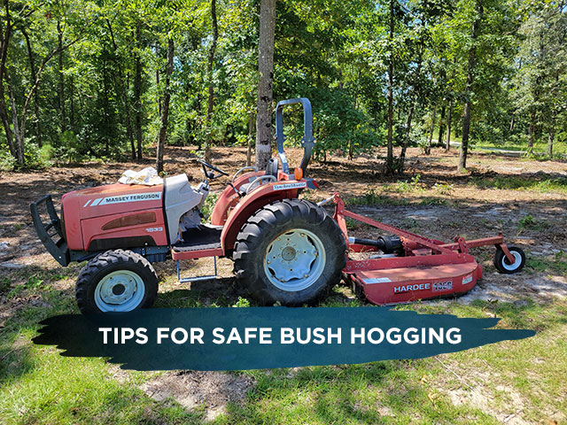 Tips For Safe Bush Hogging